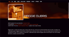 Desktop Screenshot of maggiedubris.com