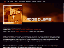 Tablet Screenshot of maggiedubris.com